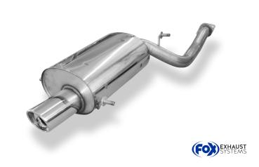 Endschalldämpfer Durchmesser 63,5mm - 1x100 Typ 17 passend für: Subaru Impreza GD/ GG 2,0l 92kW